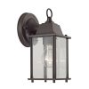 Outdoor Lighting * | 1-Light Oil Rubbed Bronze Outdoor Wall Lantern Sconce By Titan Lighting