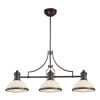 Chandeliers * | Chadwick 3-Light Oiled Bronze Island Light By Titan Lighting