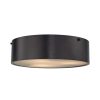 Chandeliers * | Clayton 3-Light Oil Rubbed Bronze Flush Mount By Titan Lighting