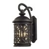 Outdoor Lighting * | Tuscany Coast 2-Light Outdoor Weathered Charcoal Wall Lantern Sconce By Titan Lighting