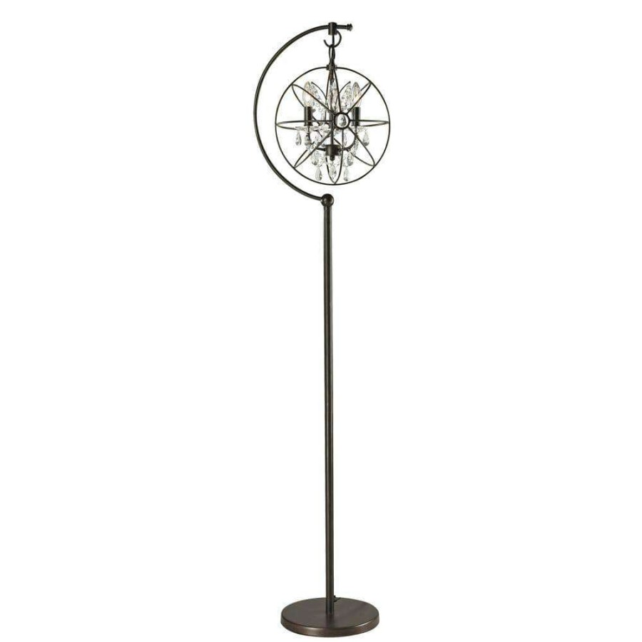 Lamps * | Restoration Globe 69 In. Oil Rubbed Bronze Floor Lamp By Titan Lighting