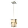 Pendant Lights * | Braque Collection 1-Light Brushed Nickel Led Mini Pendant By Titan Lighting