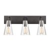 Vanity Lighting * | Gabby 23 In. 3-Light Matte Black Vanity Light By Titan Lighting