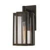 Outdoor Lighting * | Bianca 1-Light Hazelnut Bronze Outdoor Wall Lantern Sconce By Titan Lighting