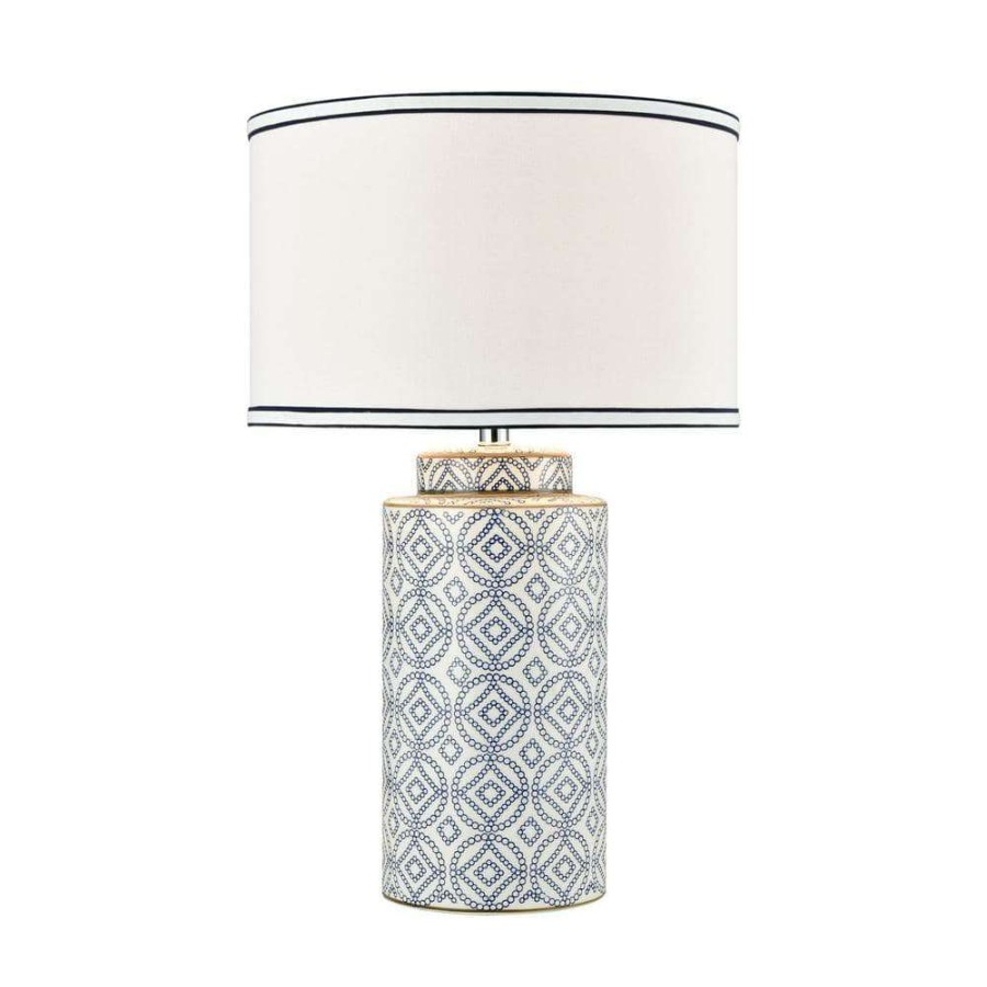 Lamps * | Ambert 27 In. Blue Table Lamp By Titan Lighting