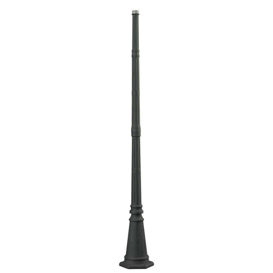 Outdoor Lighting * | 73 In. Charcoal Outdoor Accessories Lamp Post By Titan Lighting