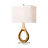 Lamps * | Mercurial 29 In. Gold Table Lamp By Titan Lighting