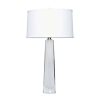 Lamps * | 32 In. Clear Crystal Faceted Column Table Lamp By Titan Lighting