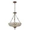 Chandeliers * | Christina 5-Light Mocha Ceiling Mount Pendant By Titan Lighting