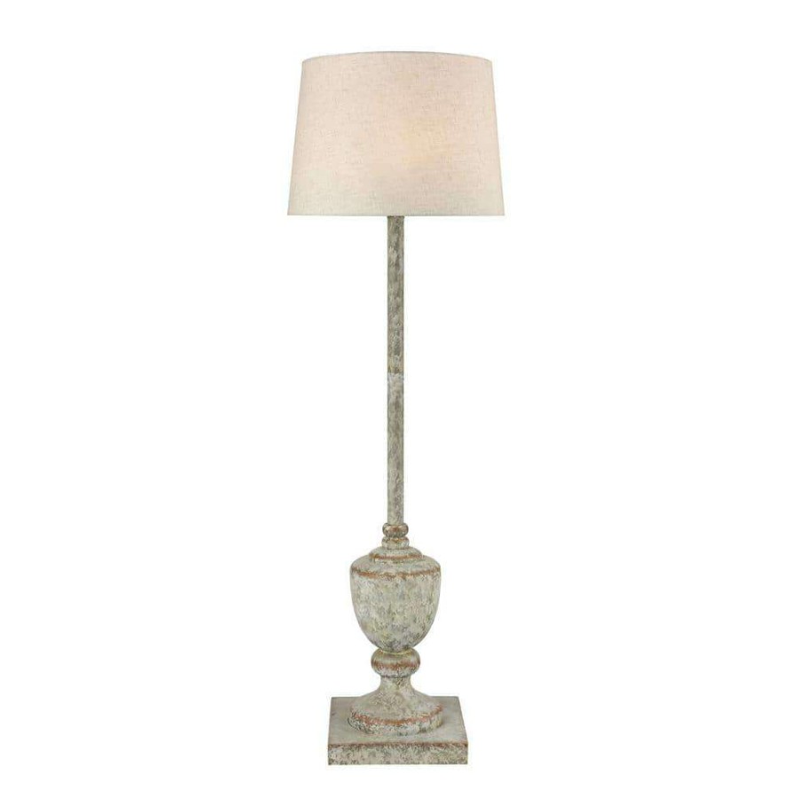 Lamps * | Regus 51 In. Grey Floor Lamp By Titan Lighting