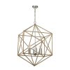 Chandeliers * | Exitor 6-Light Polished Nickel Chandelier By Titan Lighting