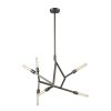 Chandeliers * | Freeform 6-Light Aged Black Nickel Chandelier By Titan Lighting