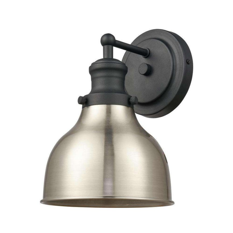 Vanity Lighting * | Haralson 7 In. 1-Light Charcoal Vanity Light By Titan Lighting