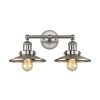 Vanity Lighting * | English Pub 2-Light Satin Nickel Vanity Light By Titan Lighting