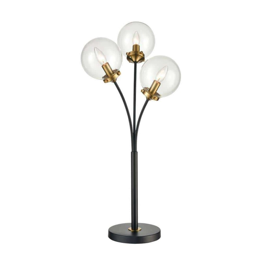 Lamps * | Boudreaux 32 In. Burnished Brass Table Lamp By Titan Lighting