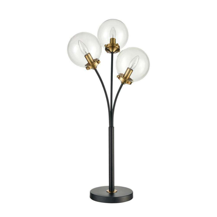 Lamps * | Boudreaux 32 In. Burnished Brass Table Lamp By Titan Lighting