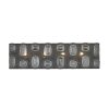 Vanity Lighting * | Monserrat 4-Light Oil Rubbed Bronze With Clear Glass Bath Light By Titan Lighting