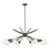 Chandeliers * | Jaelyn 8-Light Oil Rubbed Bronze Chandelier With Glass Shades By Titan Lighting