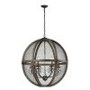 Chandeliers * | 6-Light Large Renaissance Invention Wood And Wire Chandelier By Titan Lighting