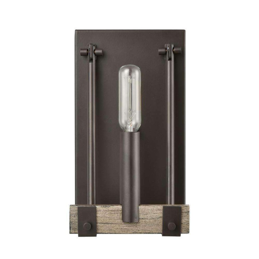 Vanity Lighting * | Transitions 5 In. 1-Light Oil Rubbed Bronze Vanity Light By Titan Lighting