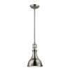 Pendant Lights * | Rutherford 1-Light Brushed Nickel Pendant By Titan Lighting