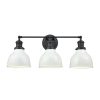 Vanity Lighting * | Haralson 24 In. 3-Light Charcoal Vanity Light By Titan Lighting