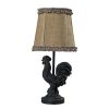 Lamps * | Braysford Mini Rooster 15 In. Black Table Lamp By Titan Lighting