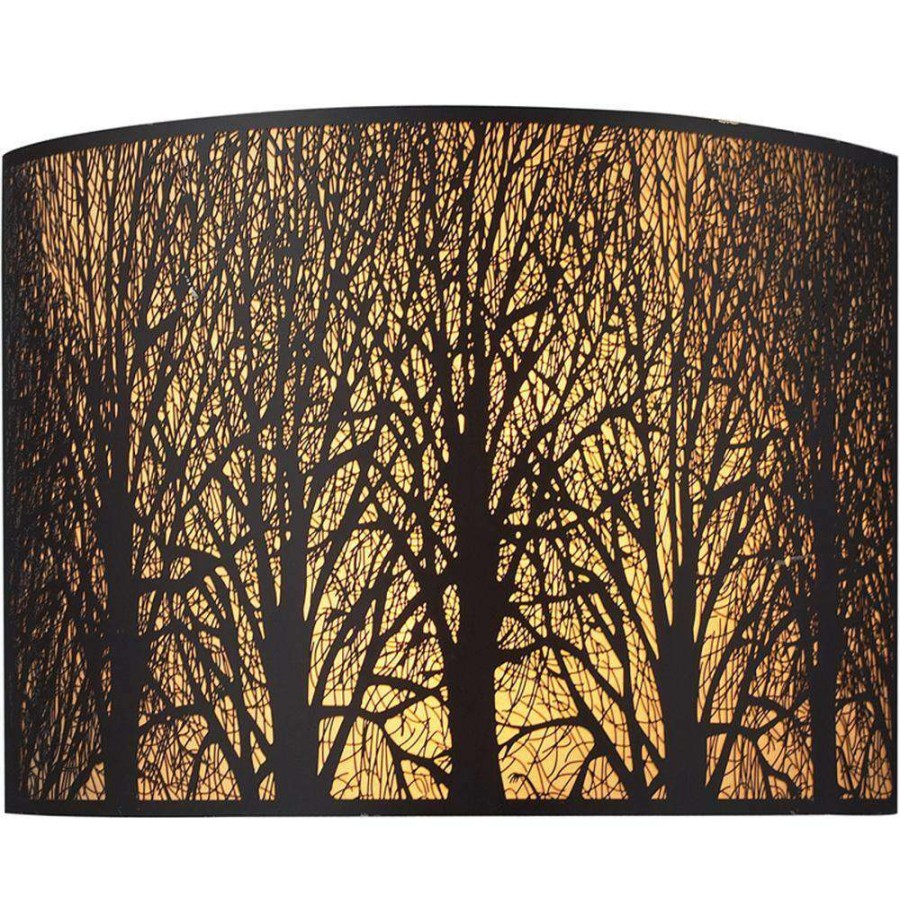 Wall Sconces * | Woodland Sunrise 2-Light Aged Bronze Sconce By Titan Lighting