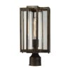 Outdoor Lighting * | Bianca 1-Light Hazelnut Bronze Outdoor Post Lantern By Titan Lighting