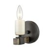 Vanity Lighting * | Stone Manor 5 In. 1-Light Matte Black Vanity Light By Titan Lighting