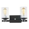 Vanity Lighting * | Holdfast 15 In. 2-Light Charcoal Vanity Light By Titan Lighting