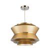 Chandeliers * | Godnik 1-Light Gold Pendant By Titan Lighting