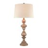 Lamps * | Copperas Cove 36 In. Washed Oak Table Lamp By Titan Lighting