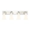 Vanity Lighting * | Gabby 32 In. 4-Light Polished Nickel Vanity Light By Titan Lighting