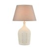 Lamps * | Casterly Table Lamp In Cream By Titan Lighting