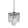 Pendant Lights * | Palacial 1-Light Polished Chrome Pendant By Titan Lighting