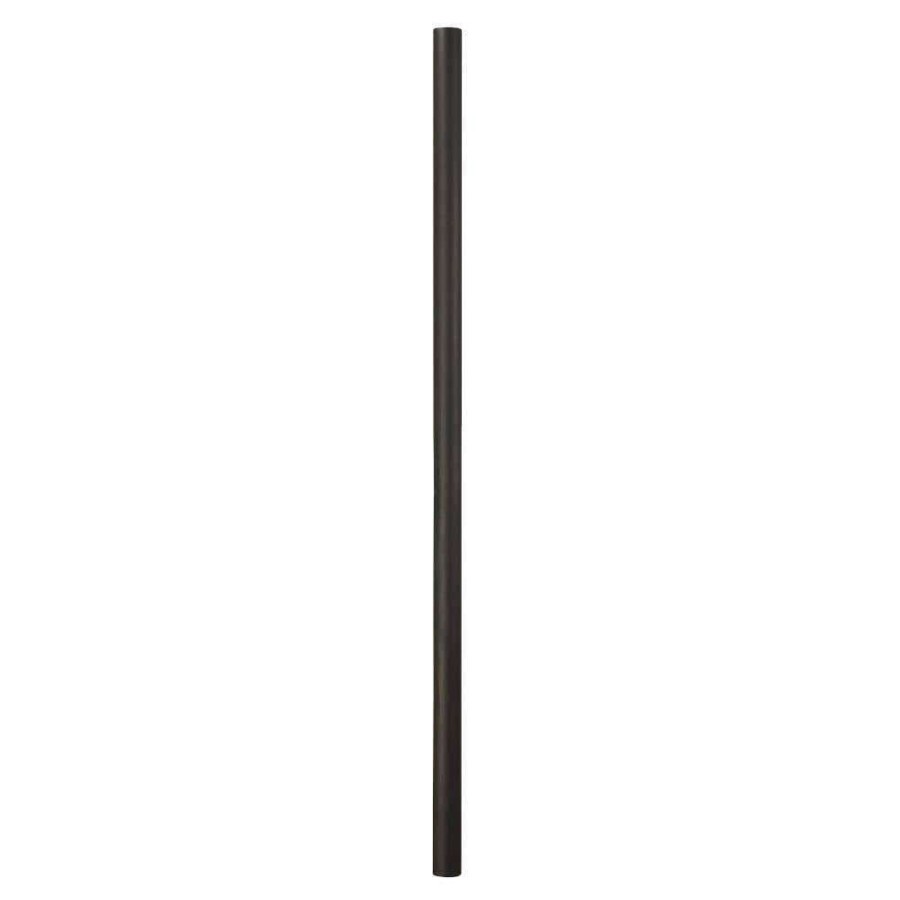 Outdoor Lighting * | 7 Ft. Outdoor Weathered Charcoal Cast Aluminum Lamp Post By Titan Lighting