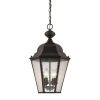 Outdoor Lighting * | Cotswold 4-Light Oil Rubbed Bronze Outdoor Hanging Lamp By Titan Lighting