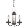 Chandeliers * | Williamsport 3-Light Oil-Rubbed Bronze Mini Chandelier By Titan Lighting