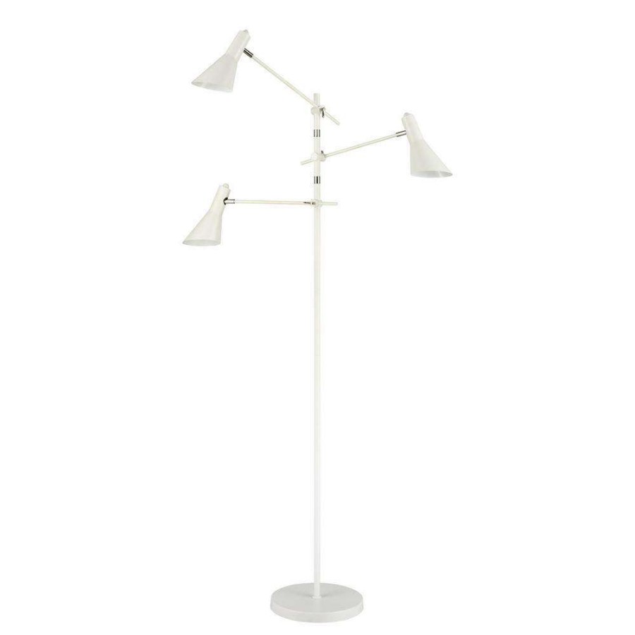 Lamps * | Sallert 72.75 In. White Floor Lamp By Titan Lighting