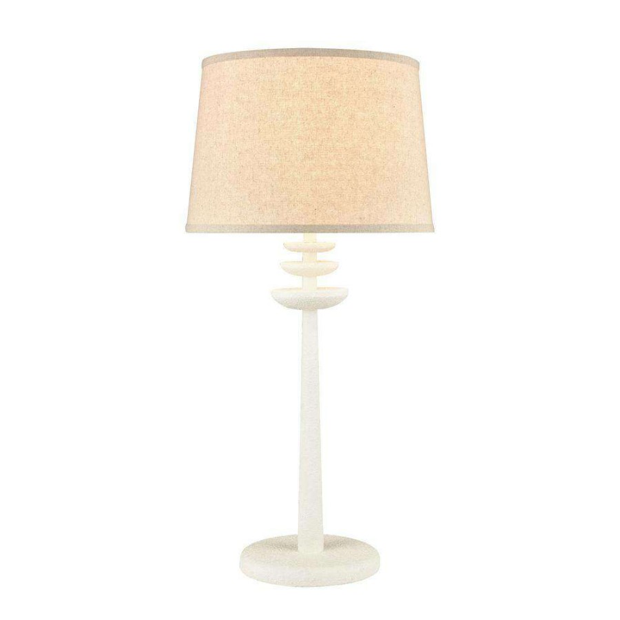 Lamps * | Seapen 31 In. Pure White Table Lamp By Titan Lighting