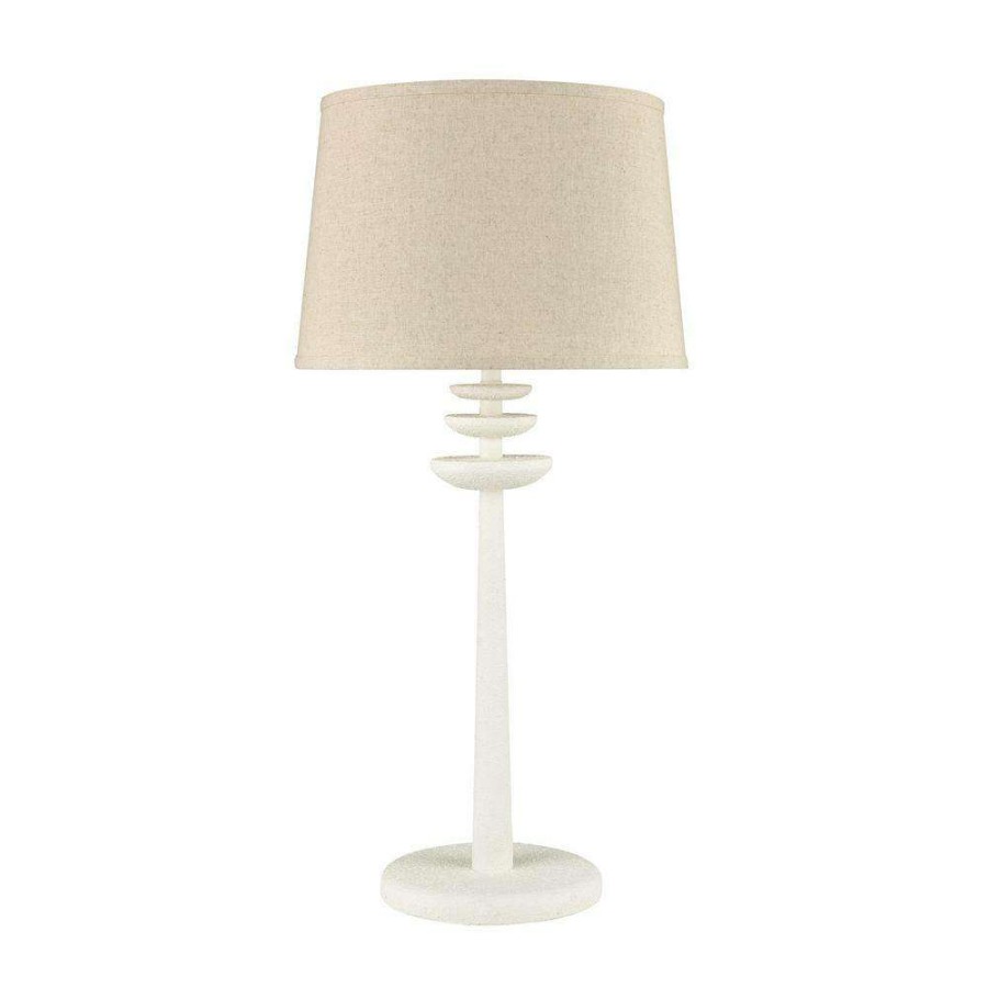 Lamps * | Seapen 31 In. Pure White Table Lamp By Titan Lighting