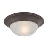 Pendant Lights * | 1-Light Oil-Rubbed Bronze Flushmount By Titan Lighting