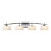 Vanity Lighting * | Eastbrook 4-Light Polished Chrome Wall Vanity Light By Titan Lighting