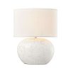 Lamps * | Fresgoe 20 In. White Crackle Table Lamp By Titan Lighting