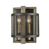 Wall Sconces * | Woodbridge 2-Light Matte Black Wall Sconce By Titan Lighting