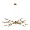 Chandeliers * | Xenia 10-Light Matte Gold Chandelier By Titan Lighting