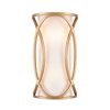 Wall Sconces * | Ringlets 2-Light Matte Gold Wall Sconce By Titan Lighting