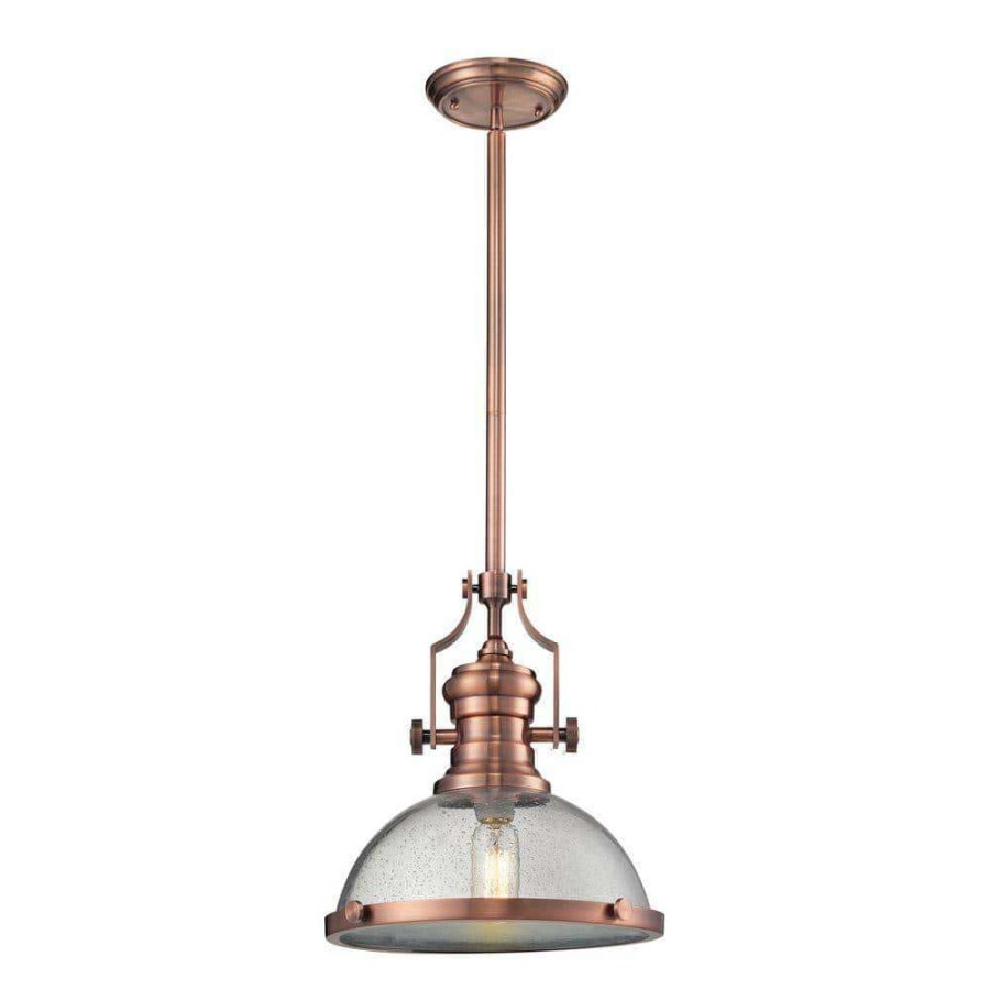 Pendant Lights * | Chadwick 1-Light Copper Pendant By Titan Lighting