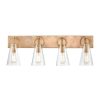 Vanity Lighting * | Gabby 32 In. 4-Light Natural Brass Vanity Light By Titan Lighting